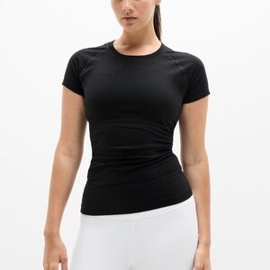 Athleta Black Momentum Seamless Tee